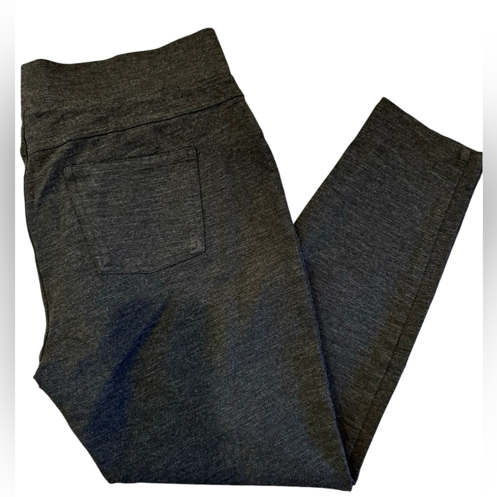 matty m Women’s Leggings Jeggings  Size Large Gray Stretch Pockets